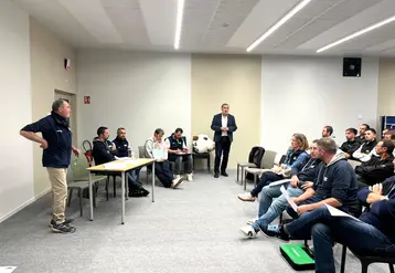 Près de 50 personnes ont participé à la première AG de l'association "National Montbéliard 2026" sous la présidence de Jean-Claude Rolly.