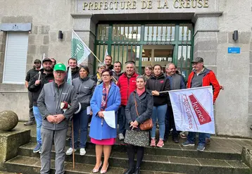 Une délégation FDSEA/JA a été reçue en préfecture pour faire remonter les revendications.