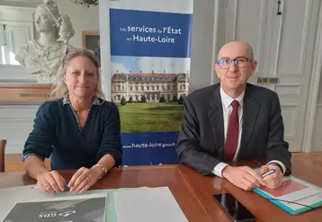 Isabelle Brun, directrice adjointe DDETSPP, et le Préfet Yvan Cordier ont fait un point sur la DNC.