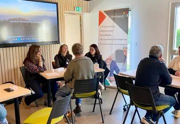 Le 13 novembre, plus d'une dizaine d'agriculteurs ont pris part aux ateliers proposés par les Matinales de la transmission.