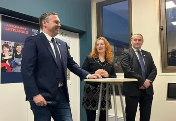 De gauche à droite : Antoine Wassner, Anne Elsener et Yannick Fialip.