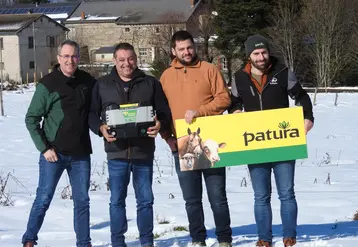 La marque Patura a fait des heureux au sein du Gaec de la Pleine Lune en Haute-Loire.