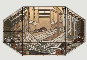 La Tapisserie, vitrail de Francis Chigot