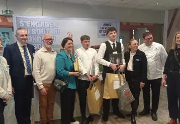 Les lauréats du challenge hôtelier Interbev Aura 2026.