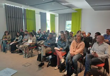 Adhérents et partenaires du GEPVA et de la SAS PVA étaient au rendez-vous à Coubon.