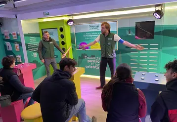 À bord du camion de l'Aventure du Vivant