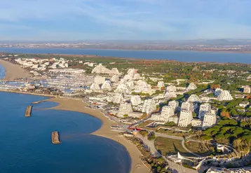 vue aérienne de La Grande Motte