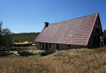 Cabane pastorale de l'estive Monts du Forez.