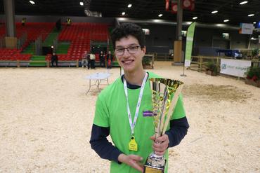 Anthony Rispal, meilleur jeune berger de France 2025