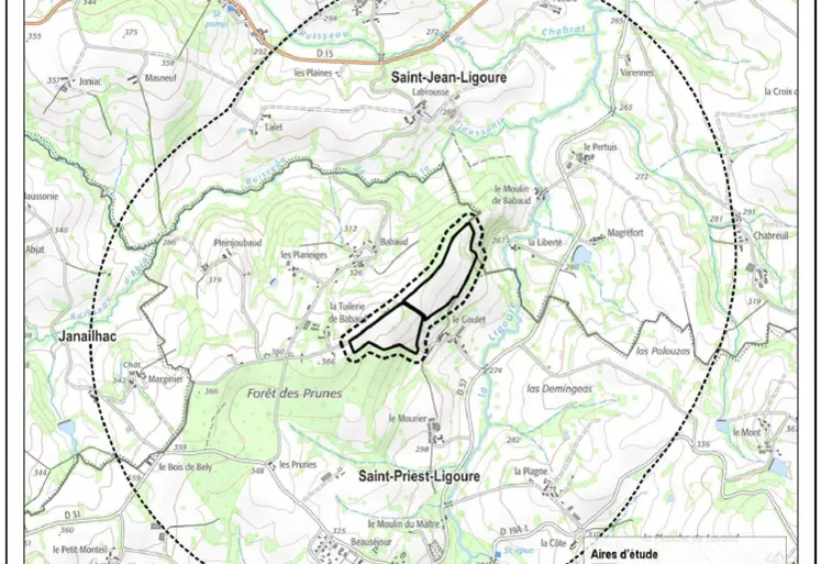 <em class="placeholder">Carte de l'étude d'impact.</em>