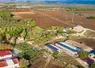 Vue aérienne de la ferme du domaine Bella Donna, en Italie.