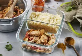 <em class="placeholder">Sauté d'agneau et semoule</em>