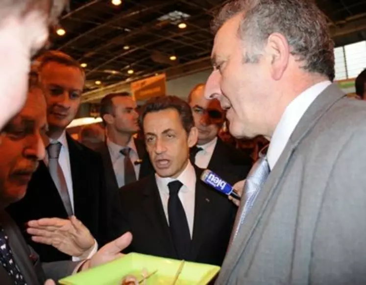 Inauguration par N.Sarkozy