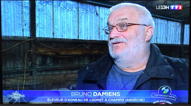Dans un reportage télévisé, Bruno Damiens a appelé les Français a consommé de l'agneau à Pâques.