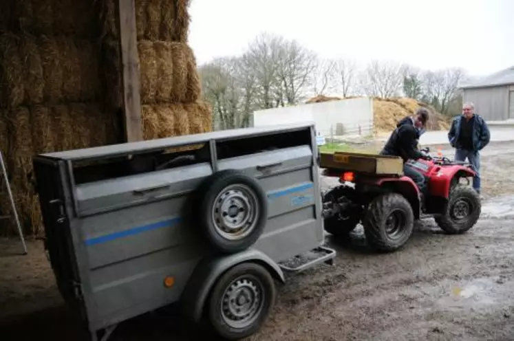 Epreuve du quad, attention à l amarche arrière!