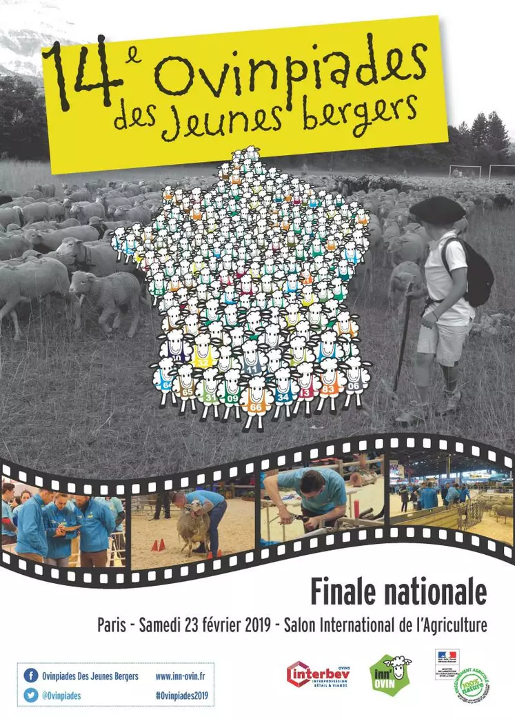 Les Ovinpiades des Jeunes Bergers rassemble plus de 700 élèves chaque année, d'abord au sein de finales régionales puis lors de la finale nationale qui a lieu chaque année au Salon international de l'Agriculture à Paris.