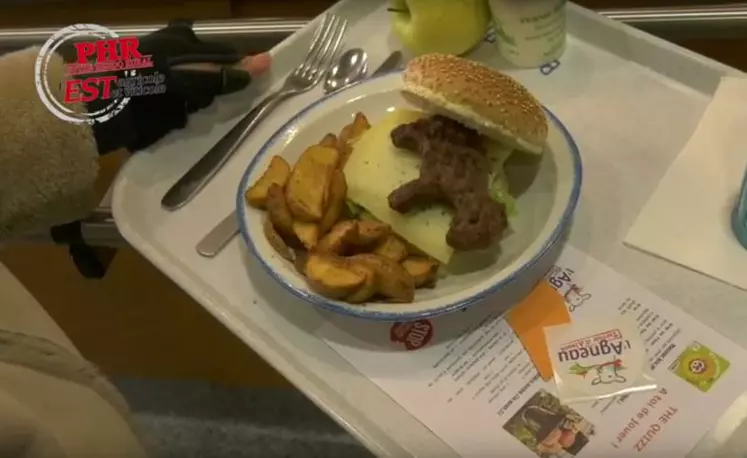 Le burger d'agneau local a séduit les jeunes Alsaciens.