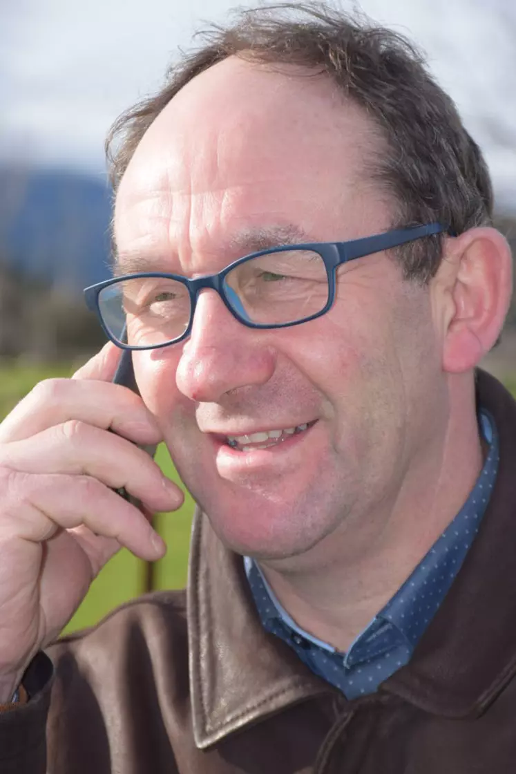 Jean-Pierre Josselin, président d’Anio. « Le seul moyen d’avoir plus d’agneaux, c’est la génétique » © D. Hardy