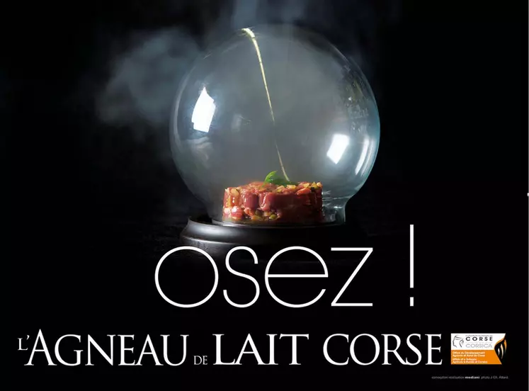À l'approche des fêtes de Noël et de Pâques, l'Odarc finance des campagnes pour promouvoir l'agneau de lait. © Odarc