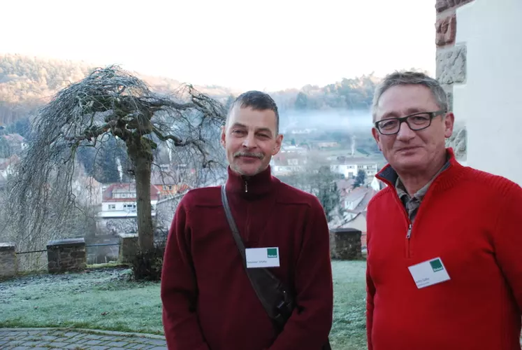 Sebastian Schäfer et Armin Küthe.  © C. Reibel