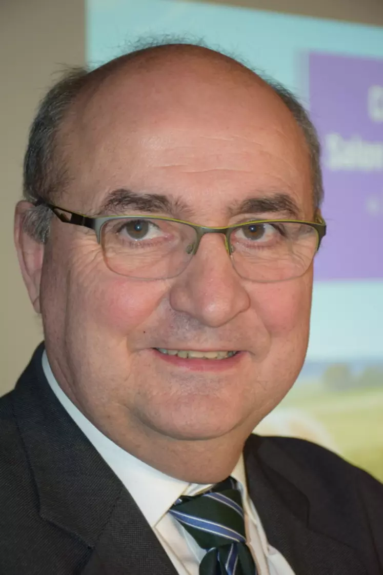 Jean-Luc Poulain, agriculteur dans l'Oise et président du Salon international de l’agriculture © D. Hardy