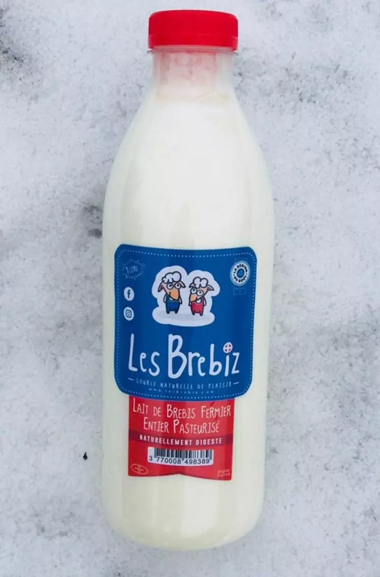 Le design de l’étiquette se veut jeune et sympa tout en gardant une touche régionale avec le logo « La région du goût ». © Brebiz