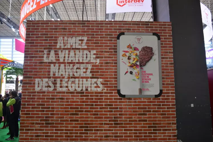 Le message décalé de l'interprofession du bétail et des viandes a permis de rappeler quelques vérités face à la montée du véganisme. © D. Hardy
