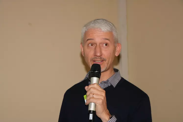 CHRISTOPHE DENOYELLE : "Pour développer la consommation d'agneau en France, une des idées est le haché. Le principal frein est la disponibilité de la matière première pour une diffusion à l'ensemble du territoire." © B. Morel