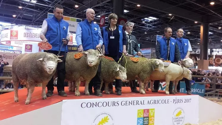 Le Salon de l'agriculture à  Paris en février - mars 2022 sera l'occasion pour les éleveurs de la race Île-de-France de montrer leur savoir-faire.