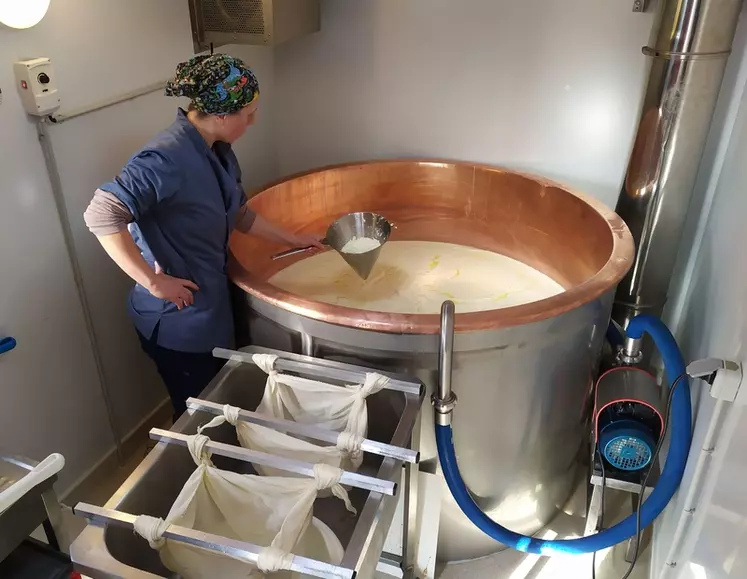 Le greuil permet de valoriser les protéines et éléments nutritionnels du lactosérum.