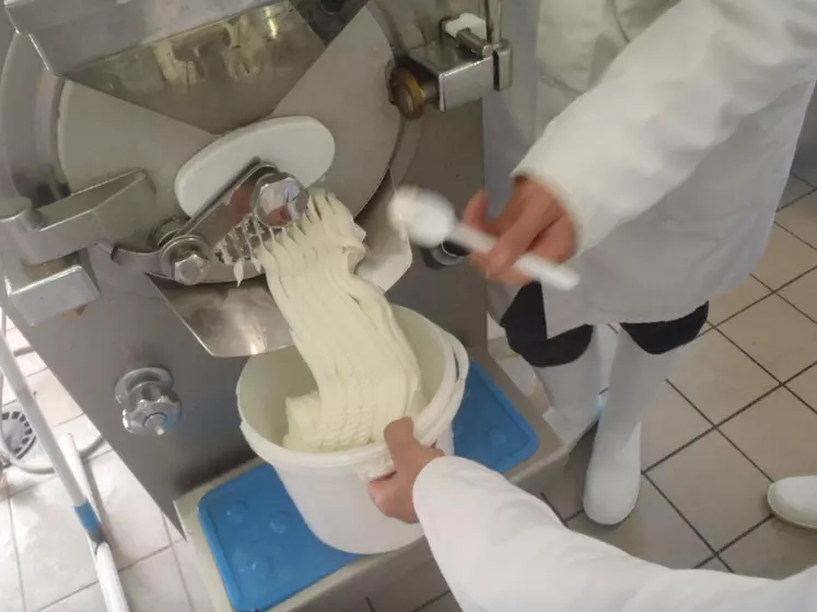 Actalia, centre technique agroalimentaire, a testé différentes recettes pour fabriquer une glace au lait de brebis bien équilibrée et avec une bonne conservation dans le temps.
