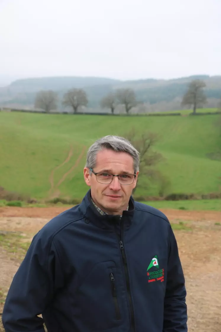 Christophe Rainon, conseiller ovin à la chambre d’agriculture de la Nièvre