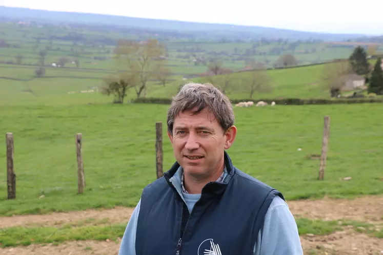 Laurent Solas, conseiller ovin à la chambre d’agriculture de Saône-et-Loire.