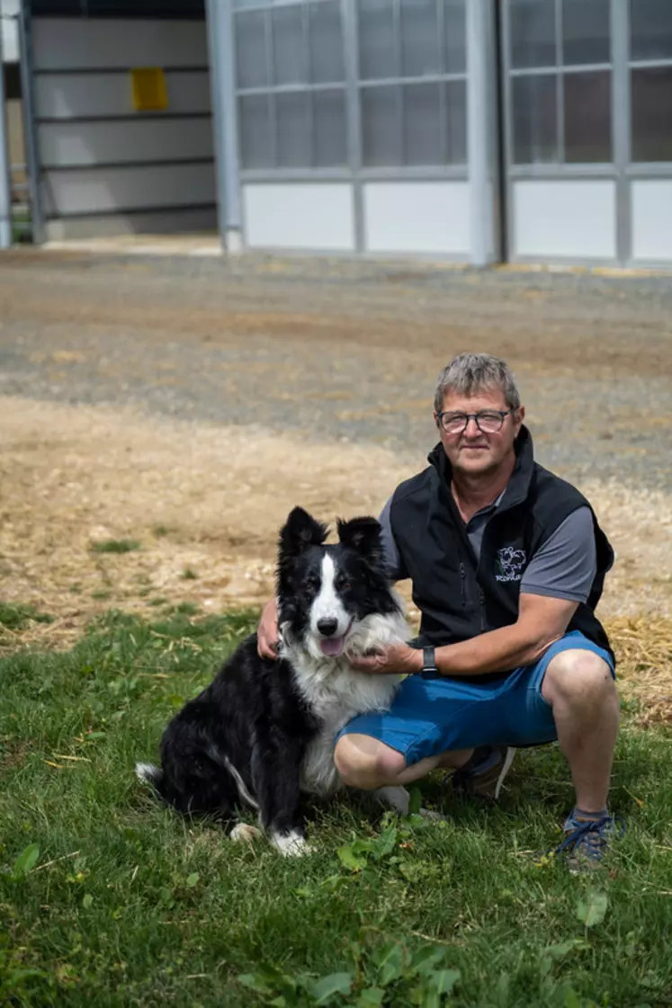 Didier Marcon, responsable élevage ovin de l’unité expérimentale Inrae d’Osmoy (Cher)