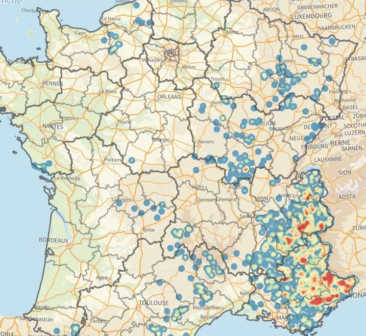 Les foyers de prédation sont constatés sur une zone de plus en plus large. Cet été, des attaques ont été observées en Normandie et en Vendée.