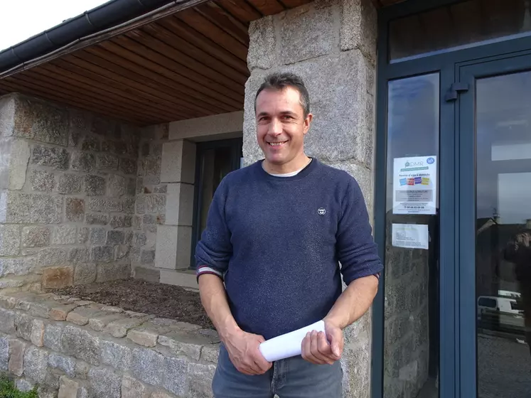 Olivier Maurin, éleveur à Prévenchères (Lozère), est président de l'association Elovel depuis 2009.