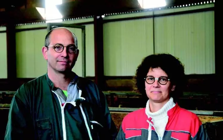 Sylvie et Antoine Stouff, éleveurs de brebis laitières dans l’Aveyron