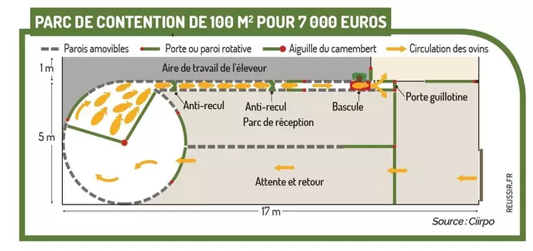 Un système pour trier les agneaux