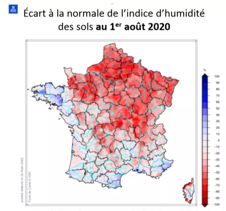 Les sols ont subi la sécheresse estivale, entraînant un important déficit fourrager.