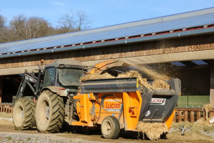 Le pailage représente au niveau national moins de 1 % des charges en ovin viande et autour de 1,7 % des charges en ovin lait mais ces chiffres cachent de fortes disparités ...