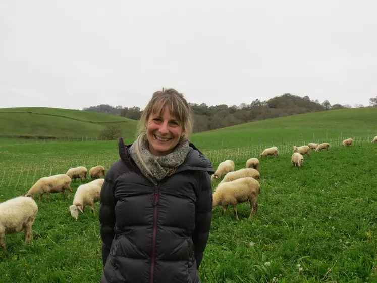 Clémentine Rolland, du Centre départemental élevage ovin (CDEO) des Pyrénées-Atlantiques.