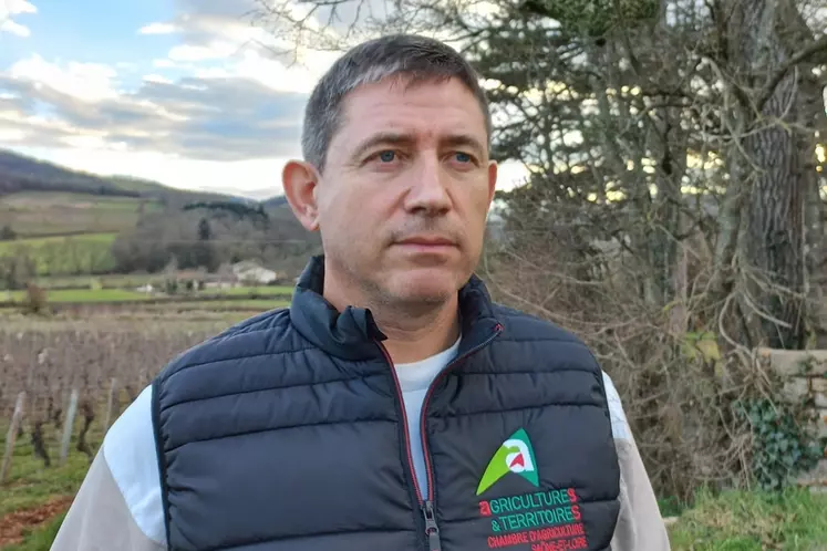 Laurent Solas, conseiller ovin à la chambre d’agriculture de Saône-et-Loire