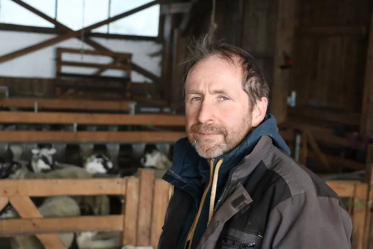 Richard Randanne, éleveur ovin dans le Puy-de-Dôme