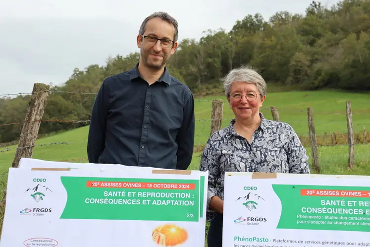 <em class="placeholder">Christophe Lacz (FRGDS Occitanie) et Corinne Vial-Novella (CDEO)</em>