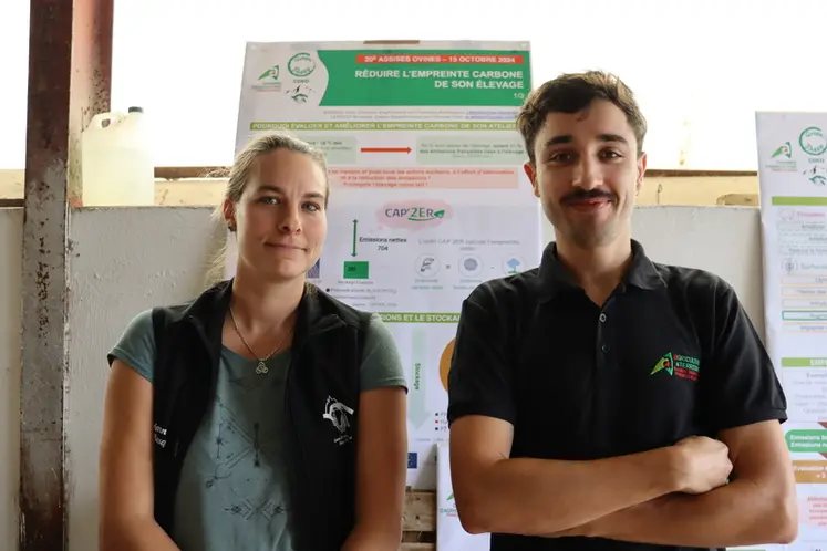 <em class="placeholder">Morgane Le Floch (CDEO) et Jean Bedou (CA 64)</em>
