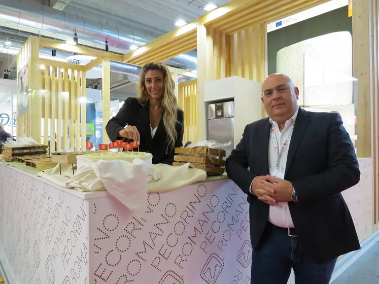 <em class="placeholder">Stand Pecorino Romano au salon Cibus 2024</em>