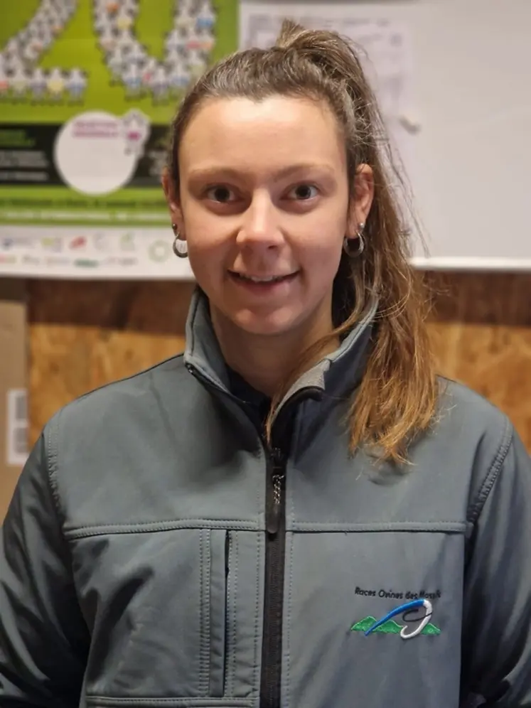 <em class="placeholder">Lise Noël, responsable de la station de testage de béliers en Lozère</em>