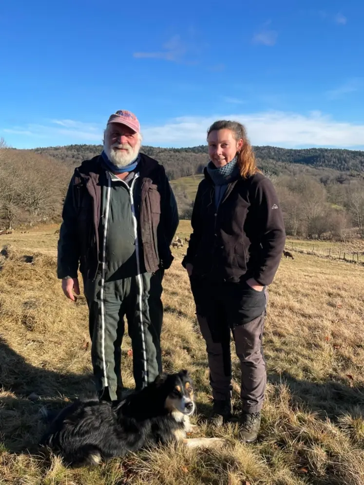 <em class="placeholder">Gérard Noël, père de Lise et éleveur ovin dans le Cantal</em>