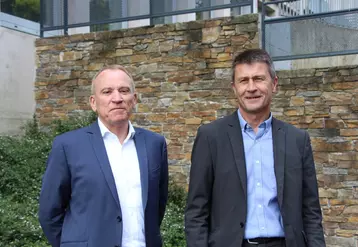 Alain Le Floch, directeur général (à gauche) et Olivier Chaillou, président, restent confiants malgré le contexte actuel perturbé.
