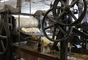Les entreprises Laurent représentent la dernière entreprise semi-industrielle de lavage de laine en France
